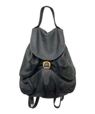 中古・古着通販】BALLY (バリー) レザーリュック ブラック｜ブランド