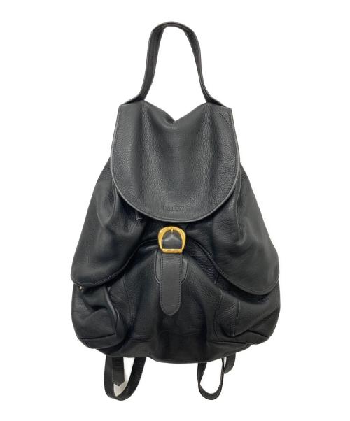 BALLY（バリー）BALLY (バリー) レザーリュック ブラックの古着・服飾アイテム
