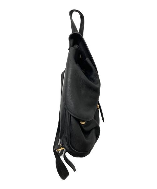BALLY（バリー）BALLY (バリー) レザーリュック ブラックの古着・服飾アイテム