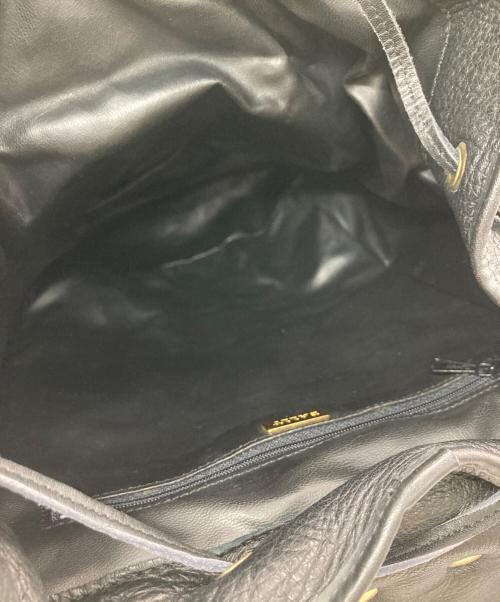 BALLY（バリー）BALLY (バリー) レザーリュック ブラックの古着・服飾アイテム