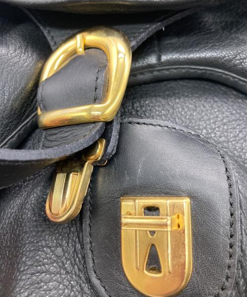 BALLY（バリー）BALLY (バリー) レザーリュック ブラックの古着・服飾アイテム