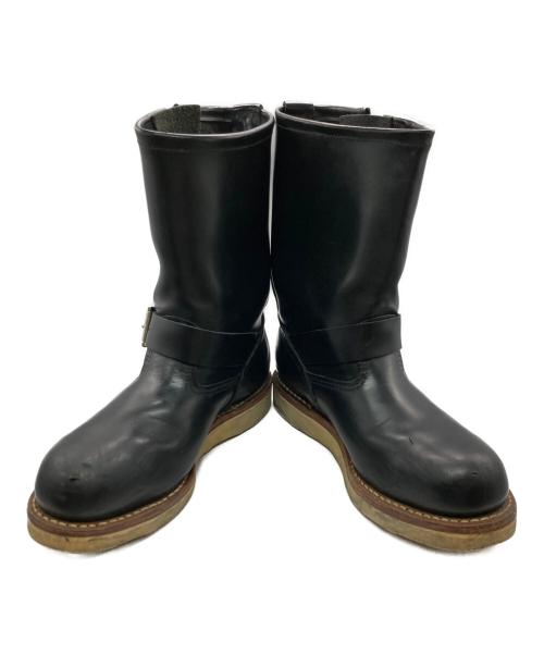 RED WING（レッドウィング）RED WING (レッドウィング) ENGINEER BOOTS ブラック サイズ:6 1/2の古着・服飾アイテム