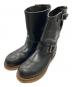 RED WING（レッドウィング）の古着「ENGINEER BOOTS」｜ブラック