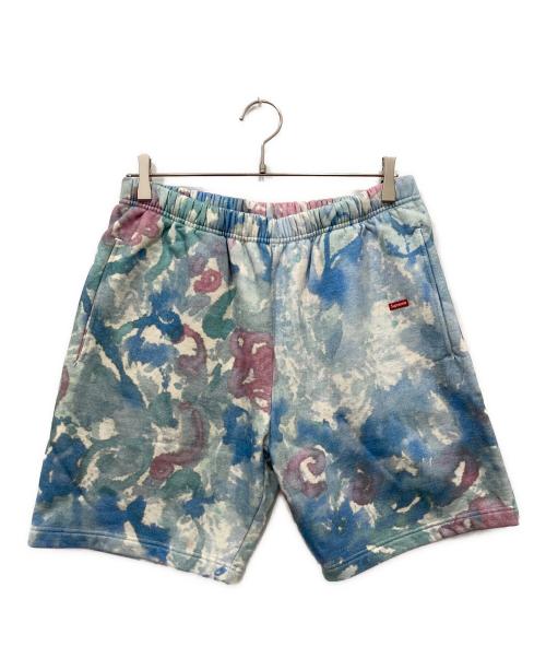 SUPREME（シュプリーム）SUPREME (シュプリーム) Small Box Sweatshort ブルー×ピンク サイズ:Sの古着・服飾アイテム