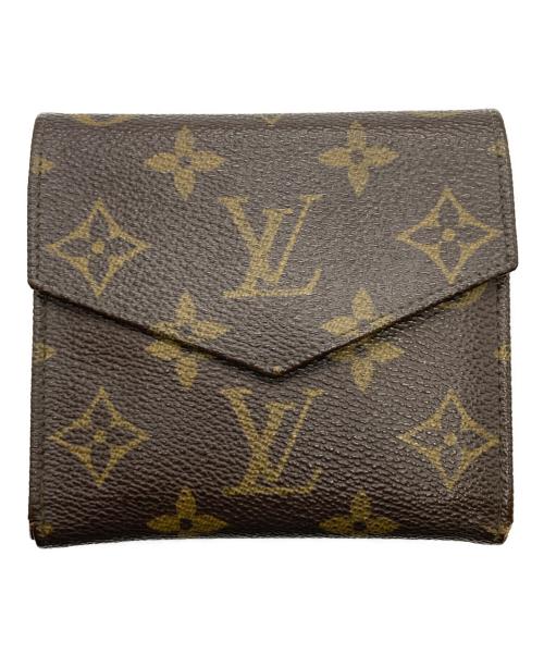 LOUIS VUITTON（ルイ ヴィトン）LOUIS VUITTON (ルイ ヴィトン) 3つ折り財布 ポルトモネ ビエ カルトクレディ ブラウンの古着・服飾アイテム