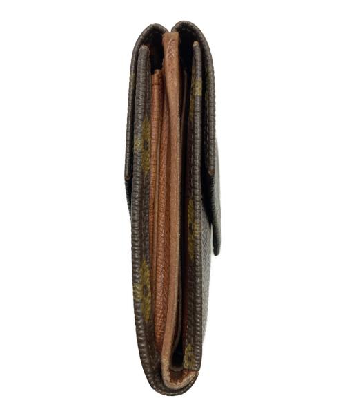 LOUIS VUITTON（ルイ ヴィトン）LOUIS VUITTON (ルイ ヴィトン) 3つ折り財布 ポルトモネ ビエ カルトクレディ ブラウンの古着・服飾アイテム