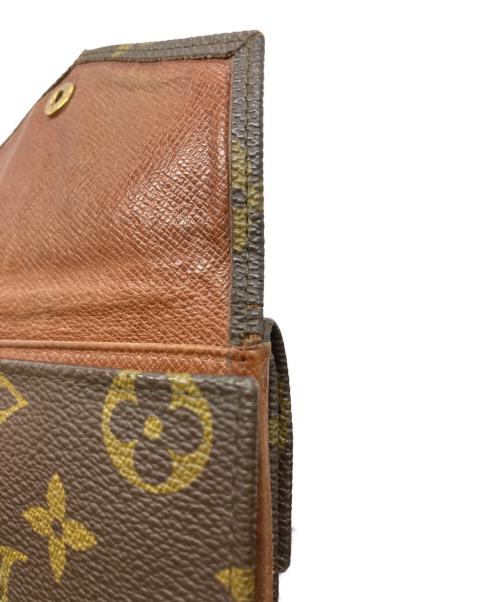 LOUIS VUITTON（ルイ ヴィトン）LOUIS VUITTON (ルイ ヴィトン) 3つ折り財布 ポルトモネ ビエ カルトクレディ ブラウンの古着・服飾アイテム