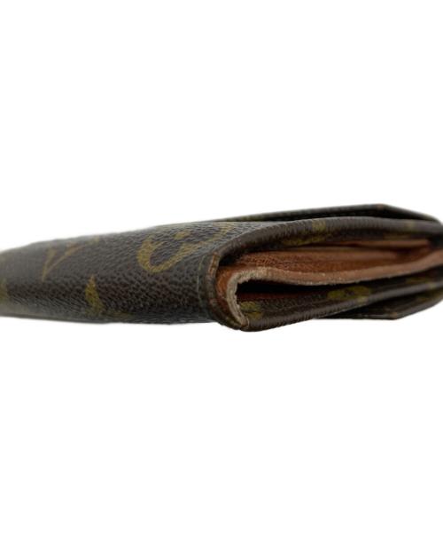 LOUIS VUITTON（ルイ ヴィトン）LOUIS VUITTON (ルイ ヴィトン) 3つ折り財布 ポルトモネ ビエ カルトクレディ ブラウンの古着・服飾アイテム