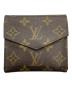 LOUIS VUITTON (ルイ ヴィトン) 3つ折り財布 ポルトモネ ビエ カルトクレディ ブラウン：8000円
