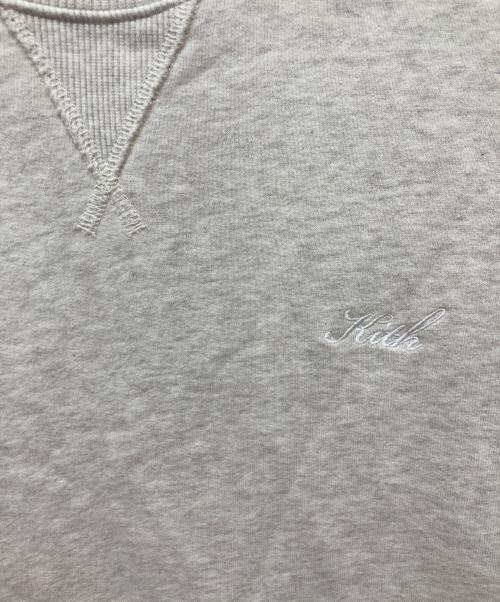 KITH（キス）KITH (キス) 前Vスウェット グレー サイズ:Sの古着・服飾アイテム