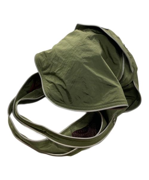 synthesis（ジンテーゼ）synthesis (ジンテーゼ) REFLECTOR PUZZLE DO-RAG BAG カーキの古着・服飾アイテム