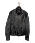 EMPORIO ARMANI（エンポリオ アルマーニ）の古着「ハラコライダースジャケット」｜ブラック