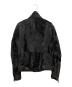 EMPORIO ARMANI (エンポリオ アルマーニ) ハラコライダースジャケット ブラック サイズ:44：60000円