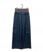 Ameriアメリ）の古着「DENIM LIKE CORSET WORK PANTS」｜ネイビー