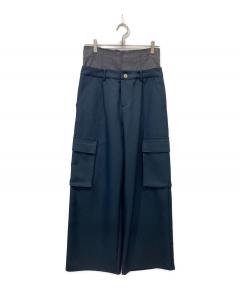 中古・古着通販】:colon (コロン) Easy Slacks ネイビー サイズ:3