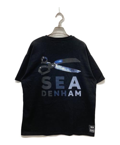WIND AND SEA（ウィンダンシー）WIND AND SEA (ウィンダンシー) Denham (デンハム) Tシャツ ブラック サイズ:Lの古着・服飾アイテム