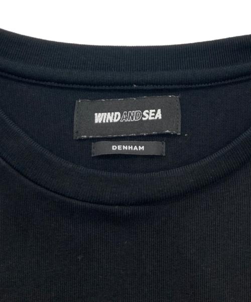 WIND AND SEA（ウィンダンシー）WIND AND SEA (ウィンダンシー) Denham (デンハム) Tシャツ ブラック サイズ:Lの古着・服飾アイテム