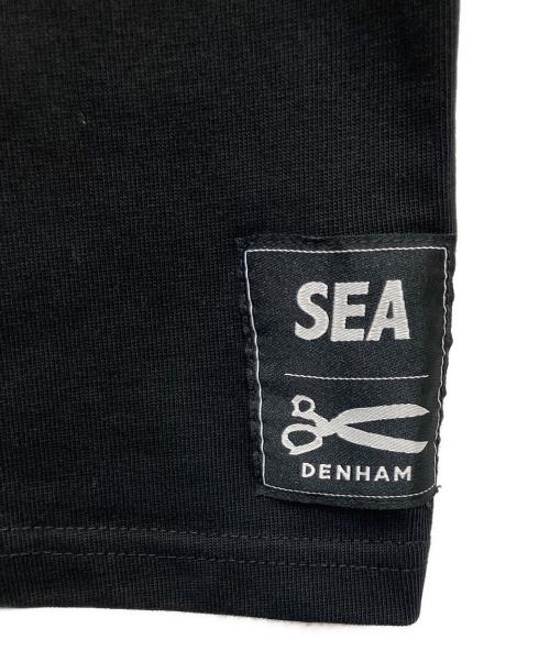 WIND AND SEA（ウィンダンシー）WIND AND SEA (ウィンダンシー) Denham (デンハム) Tシャツ ブラック サイズ:Lの古着・服飾アイテム