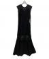 Ameri（アメリ）の古着「2WAY VEST KNEES LOOK DRESS」｜ブラック