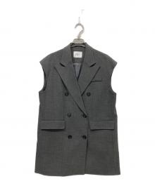 Ameri（アメリ）の古着「MANNISH OVER MENS LIKE VEST」｜グレー