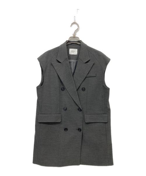 Ameri（アメリ）Ameri (アメリ) MANNISH OVER MENS LIKE VEST グレー サイズ:Mの古着・服飾アイテム