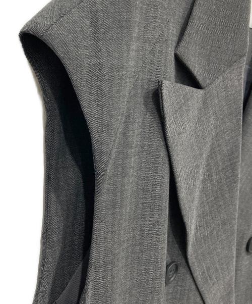 Ameri（アメリ）Ameri (アメリ) MANNISH OVER MENS LIKE VEST グレー サイズ:Mの古着・服飾アイテム