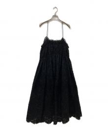 Ameri（アメリ）の古着「MEDI ADJUST SHELLY GATHER DRESS」｜ブラック