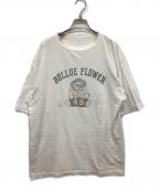 45Rフォーティファイブ・アール）の古着「ブルフラワープリントTシャツ」｜ホワイト