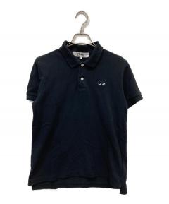 ☆美品■PLAY コムデギャルソン■ポロシャツ■ブラック■Lサイズ■☆ 中古・古着通販】PLAY COMME des GARCONS (プレイコムデギャルソン