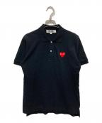 PLAY COMME des GARCONSプレイコムデギャルソン）の古着「ポロシャツ」｜ブラック