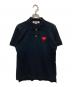 PLAY COMME des GARCONS（プレイコムデギャルソン）の古着「ポロシャツ」｜ブラック
