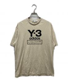 Y-3（ワイスリー）の古着「Stacked Logo T」｜ベージュ