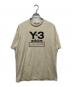 Y-3（ワイスリー）の古着「Stacked Logo T」｜ベージュ