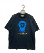 A BATHING APEアベイシングエイプ）の古着「BABAY MILO Tシャツ」｜ブラック