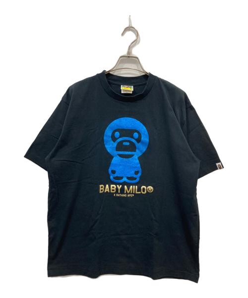 A BATHING APE（アベイシングエイプ）A BATHING APE (アベイシングエイプ) BABAY MILO Tシャツ ブラック サイズ:Mの古着・服飾アイテム