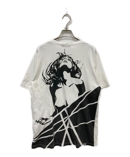 Hysteric Glamour（ヒステリックグラマー）Hysteric Glamour (ヒステリックグラマー) ガールプリントT ホワイト サイズ:Lの古着・服飾アイテム