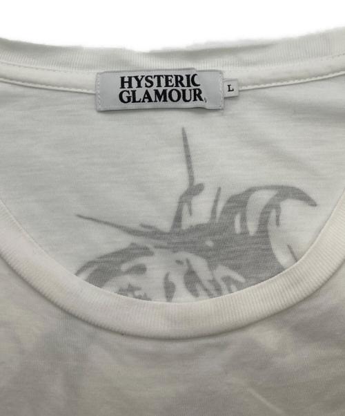 Hysteric Glamour（ヒステリックグラマー）Hysteric Glamour (ヒステリックグラマー) ガールプリントT ホワイト サイズ:Lの古着・服飾アイテム