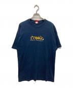 dcTalkディーシートーク）の古着「バンドプリントTシャツ」｜ネイビー