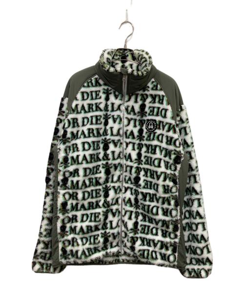 MARK&LONA（マークアンドロナ）MARK&LONA (マークアンドロナ) Lexington Fleece Jacket ホワイト×カーキ サイズ:50の古着・服飾アイテム