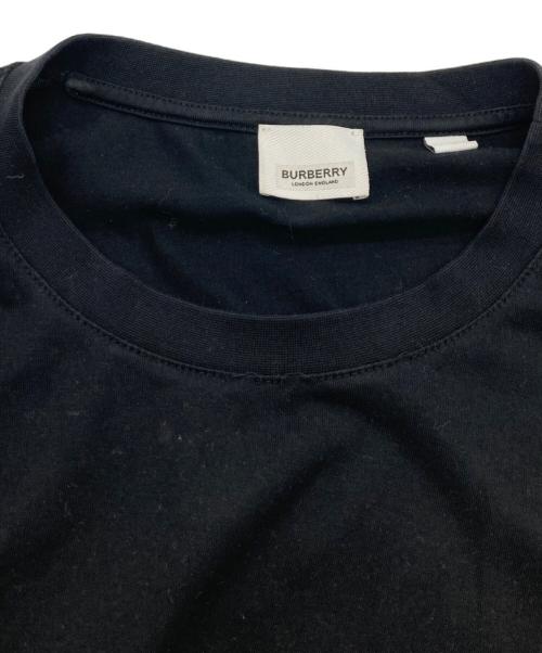 BURBERRY LONDON（バーバリーロンドン）BURBERRY LONDON (バーバリーロンドン) ホースロゴロングスリーブカットソー ブラック サイズ:Lの古着・服飾アイテム