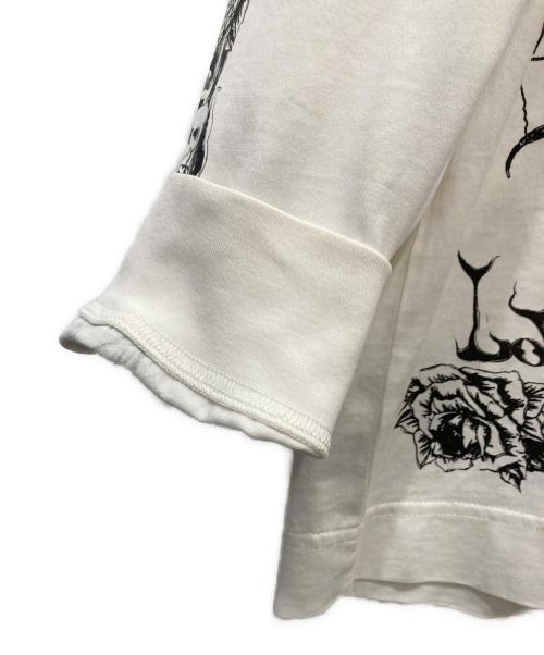 GIVENCHY（ジバンシィ）GIVENCHY (ジバンシィ) タトゥーグラフィックロングスリーブカットソー ホワイト サイズ:Lの古着・服飾アイテム