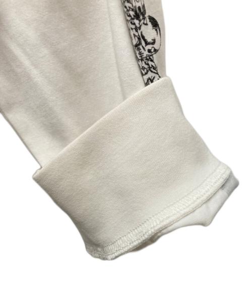 GIVENCHY（ジバンシィ）GIVENCHY (ジバンシィ) タトゥーグラフィックロングスリーブカットソー ホワイト サイズ:Lの古着・服飾アイテム