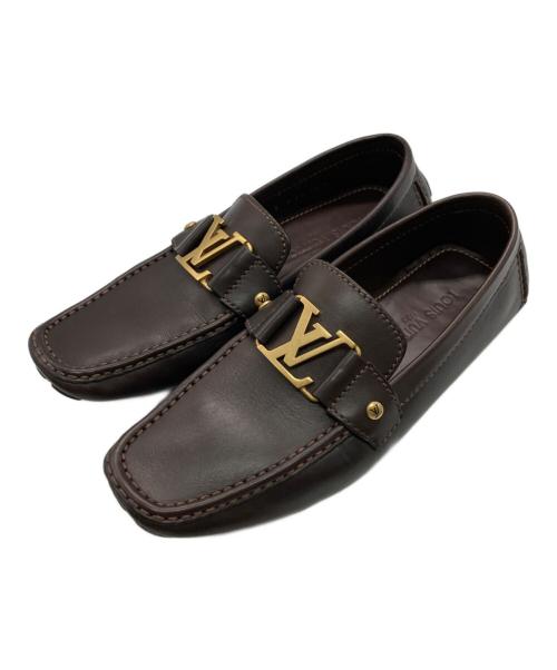 LOUIS VUITTON（ルイ ヴィトン）LOUIS VUITTON (ルイ ヴィトン) モンテカルロドライビングシューズ ブラウン サイズ:7の古着・服飾アイテム