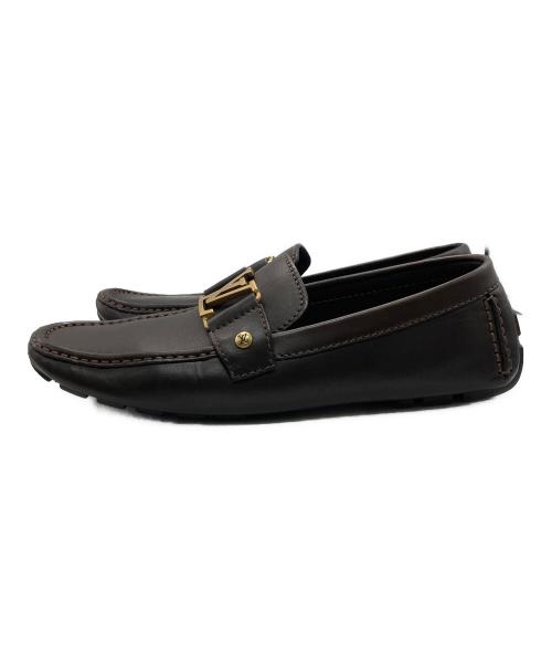 LOUIS VUITTON（ルイ ヴィトン）LOUIS VUITTON (ルイ ヴィトン) モンテカルロドライビングシューズ ブラウン サイズ:7の古着・服飾アイテム