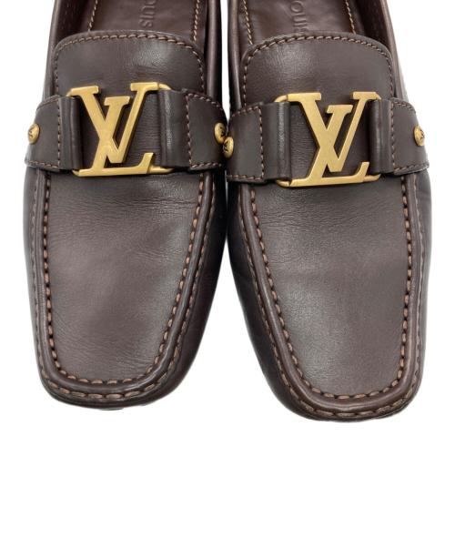 LOUIS VUITTON（ルイ ヴィトン）LOUIS VUITTON (ルイ ヴィトン) モンテカルロドライビングシューズ ブラウン サイズ:7の古着・服飾アイテム