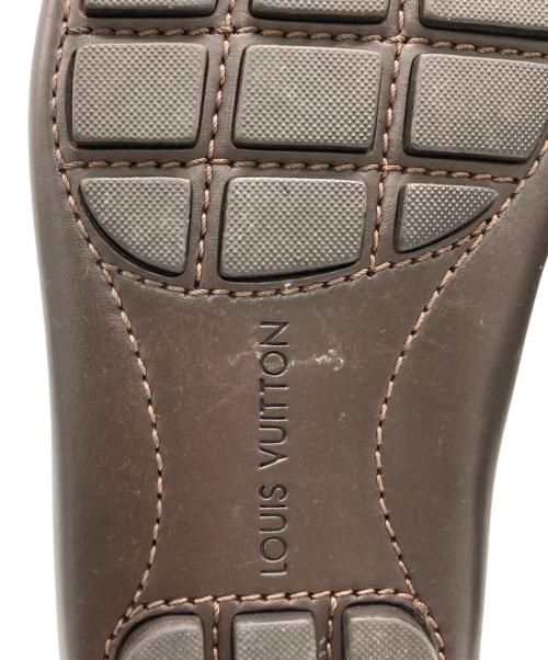 LOUIS VUITTON（ルイ ヴィトン）LOUIS VUITTON (ルイ ヴィトン) モンテカルロドライビングシューズ ブラウン サイズ:7の古着・服飾アイテム