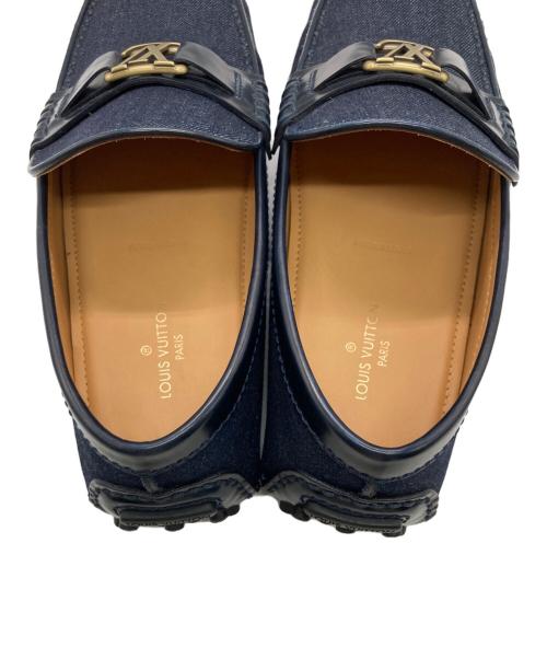 LOUIS VUITTON（ルイ ヴィトン）LOUIS VUITTON (ルイ ヴィトン) ホッケンハイムドライビングシューズ インディゴ サイズ:7 1/2の古着・服飾アイテム