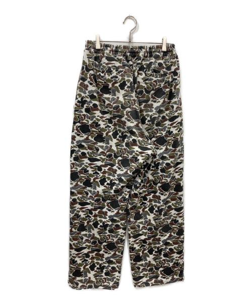 KEBOZ（ケボズ）KEBOZ (ケボズ) CAMO SWEAT PANTS グレー サイズ:Lの古着・服飾アイテム