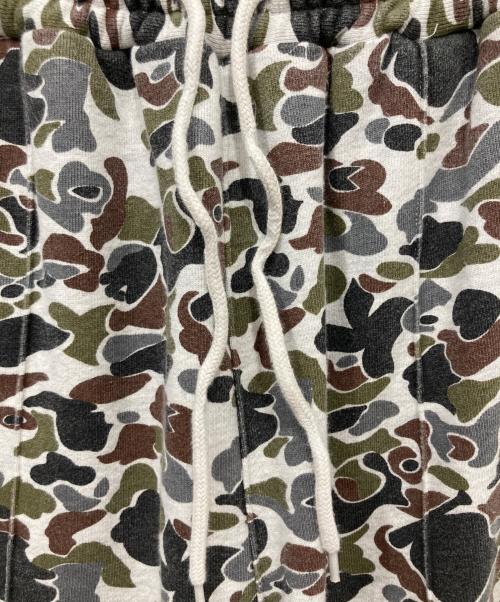 KEBOZ（ケボズ）KEBOZ (ケボズ) CAMO SWEAT PANTS グレー サイズ:Lの古着・服飾アイテム