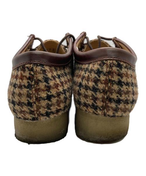 CLARKS（クラークス）CLARKS (クラークス) Harris Tweed (ハリスツイード) ツイードワラビーブーツ ベージュ サイズ:26.5cmの古着・服飾アイテム
